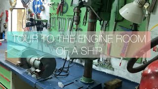 Inside the Engine Room of a Massive Ship | Explore Tools, Machines, and Power Systems! #ship #sea