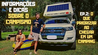 O QUE PRIORIZAMOS ao chegar em um CAMPING e termos o conforto de ACAMPAR com a nossa CAMPER DUARON