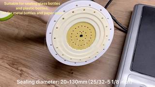 NEWTRY Microcomputer Induction Sealer for Bottle Cap 20-130mm