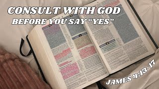 consult with God before you say "yes" | Jordan with Jesus