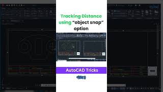 How to Tracking Distance Using “Object Snap” Option in AutoCAD | Gobeshona  #autocadtricks