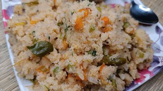 Vegetable Uppittu Recipe In Kannada | Rava Upma | ತರಕಾರಿ ಉಪ್ಪಿಟ್ಟು | Village Veg Recipes