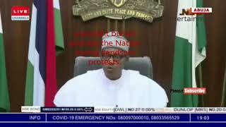 president buhari address the nation.