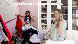 PART 2: Closet Clear Out 2024 - DECLUTTERING to create a CAPSULE wardrobe 🫶🏼