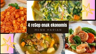 Bisa untuk inspirasi ‼️ 4 RESEP MASAKAN HARIAN MUDAH SIMPLE DAN ENAK @KITCHENYAVA