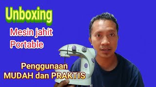 Unboxing MESIN JAHIT portable - beli di toko online