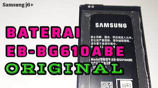 Baterai EB-BG610ABE Yang Original || Samsung J6+