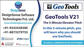 GeoTools V21 - The 5 Minute Elevator Pitch | DesignSense Software Technologies | Rakesh Rao