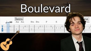 Boulevard - Guitar Solo Tab Easy