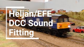 Fitting Sound And A New ESU Speaker To The Heljan/EFE Class 58