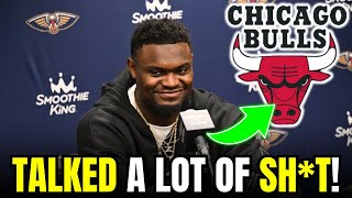 ZION Trash-Talks BULLS: "They Can't HANDLE Us" | Chicago Bulls News