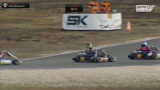 2018 IAME EURO SERIES 2018 ROUND 1   SATURDAY qualifying heat 22