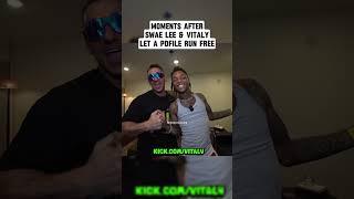 Moments after Swae Lee & Vitaly let a PDFile run free!! #vitaly #swaelee  #vitalyzdtv #funny