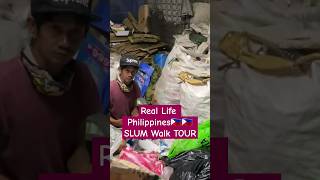 Real Life Philippines SLUM Walk TOUR #streetwalking #walkingtour #streetwalk #walkthrough #ytshort