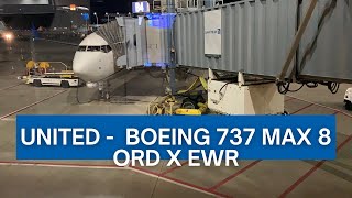 TRIP REPORT | United Airlines - Boeing 737 Max 8 - Chicago (ORD) to NY - Newark (EWR) | Economy Plus