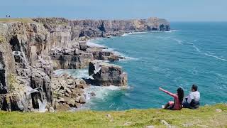 UK coastline #wales #uk #england #visituk #visituk #pembrokeshire #travelcouple #goals #indiancouple