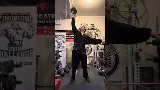 24 Second Lockout BUP 40 KG (88 LB) Kettlebell - Full Video