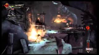 God of War Ascension   Chap 5 The Village of Kirra Sling Tutorial, Hell Bats Combat Gameplay PS3