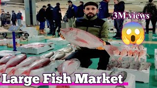 ISTANBUL LARGE FİSH MARKET 🔥 SELVAM | 😱 15 KG GIANT TREVALLY FISH | MUHAMMAD PARDESİ | 4K VIDEO ||