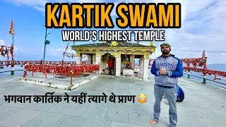 Exploring the Serenity of World Highest the Temple of Kartikay Swami | A Spiritual Journey