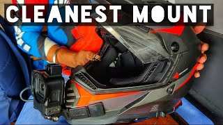 Motocross helmet action camera mount - No more straps