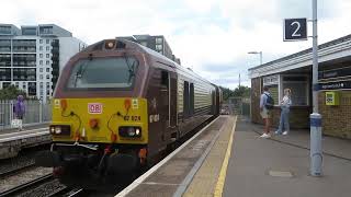 Class 67 'Pullman' passing Lewisham for Ashford International 16/07/23