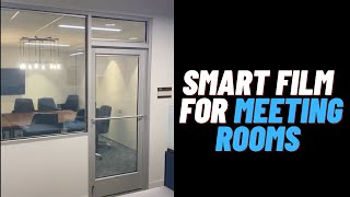 Smart Film In Office Meeting Room