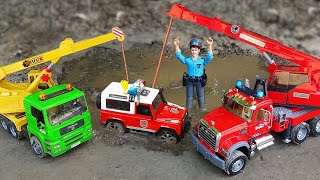 Excavator Help Truck Car Toys 😍 20 minutes Best funny stories with Toys | Kudo Kids Toys