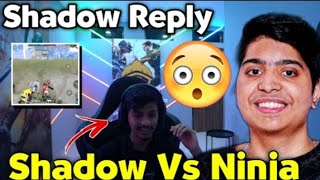 SHADOW VS NINJA FIGHT 1V1 , SHADOW REPLY 😳