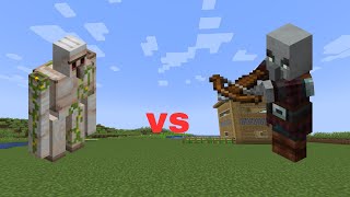 IRON GOLEM VS PILLAGER |MINECRAFT