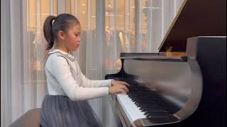 9-yr-old student playing Chopin intro & Rondo Op.16