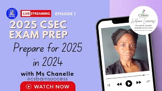 Preparing for 2025 exams in 2024