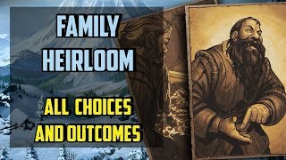 Family Heirloom All choices - Thronebreaker the Witcher Tales - (The Fall Of The House Of Vidmar)