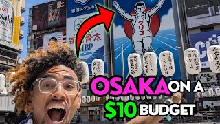 BEST CHEAP MEAL in Osaka Japan!