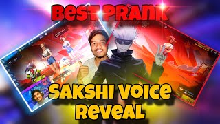 Sakshi Voice Reveal | Soumik FF 01 | DREAMER FF LIVE | #freefire#voicereveal