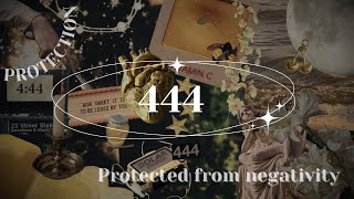 "444 PROTECTION: Protected from negativity" angel numbers subliminal (calm 432Hz)