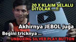 Cara Klaim silver play button yang selalu gagal disetujui‼️UNBOXING SILVER PLAY BUTTON 2024‼️