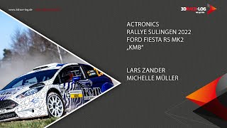 Best of Rallye Sulingen 2022, Ford Fiesta R5 #30, Zander/Müller