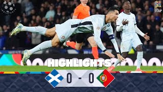 Scotland vs Portugal | 0-0 | Highlights | UEFA Nations League 2024-25