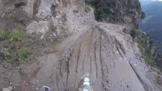 Trip of Ladakh'16 on Royal Enfield DS500 with GoPro: Part 2