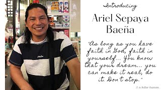 Ariel Sepaya Baeña. A Filipino business owner in Oslo, Norway. Episode #016