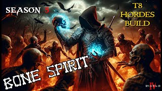 Diablo 4 : T8 Horde Necromancer Bone Spirit