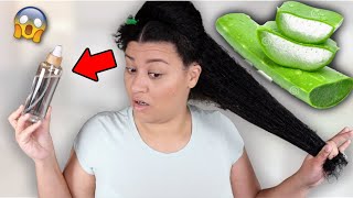 Do not wash it out! ALOE VERA & ROSE WATER SPRAY for hair growth!