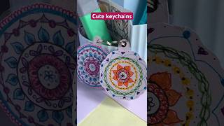 DIY keychains| how to make cute keychains #shorts #keychain #love #friends #art #trending #diy #cute