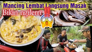 Spot baru ternyata sarangnya ikan lembat  ‼ hasil langsung di masak