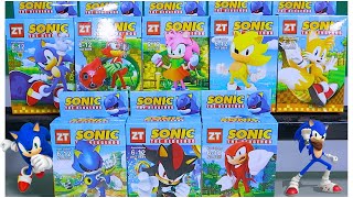 8 Bonecos do SONIC de 4 cm RAROS, LEGOS da Marca ZT - Articulados