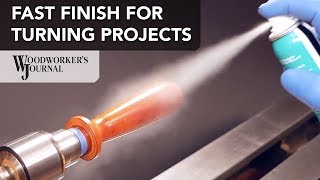 Fast Woodturning Finish with GluBoost Fill n' Finish