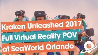 Kraken Unleashed 2017 FULL Virtual Reality POV at SeaWorld Orlando