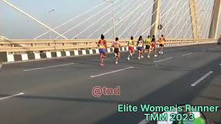 Elite Runner Women's Full Marathon TATA Mumbai Marathon 2023@TheNutritionDiary