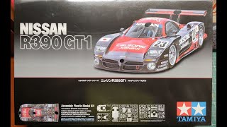 Обзор сборной модели Nissan R390 GT1 от Tamiya, 1/24.